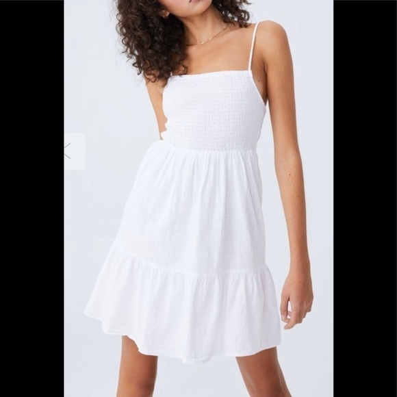 White Prairie Dress. - Picture 3 of 8